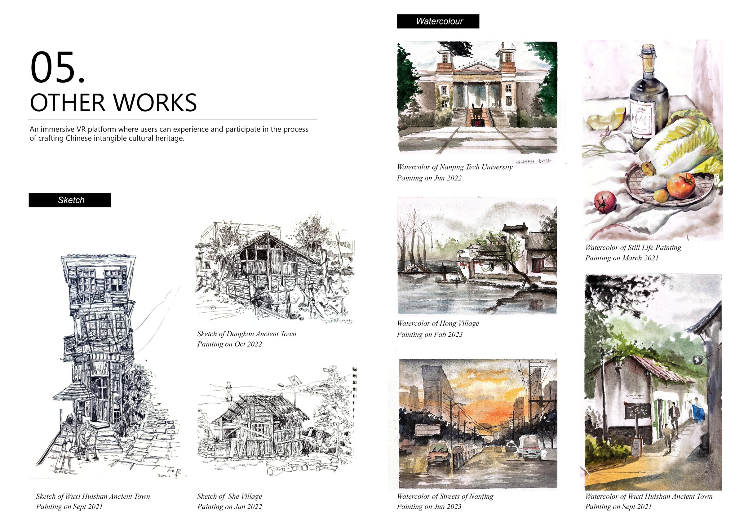 Other Work — portfolio page 1 of 2